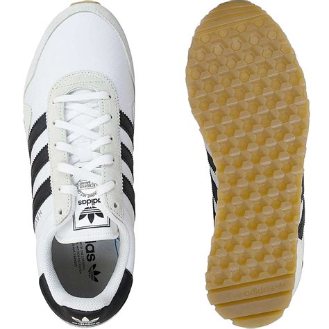 adidas damen sneaker schwarz weiß leder|adidas sneakers für damen.